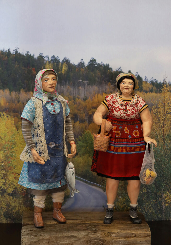 Kaksi potruskaista seisoo