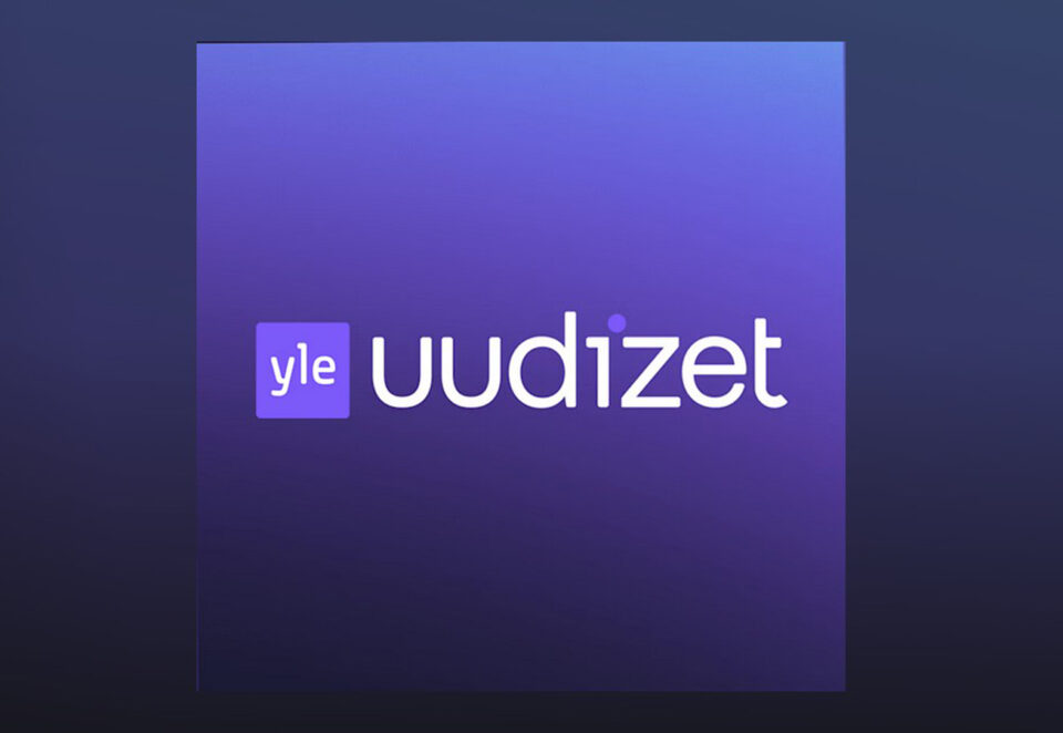 Violetilla pohjalla valkoinen teksti: "Yle uudizet".