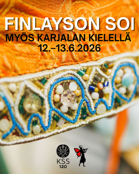 Finlayson Soi myös karjalan kielellä kesäkuussa 2026. Kaikkiin tapahtumiin vapaa pääsy.