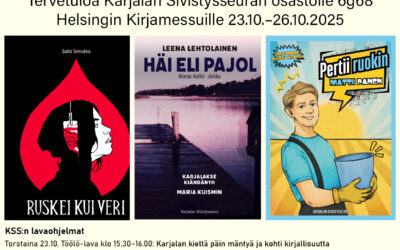Karjalan kieli näkyy ja kuuluu Helsingin Kirjamessuilla